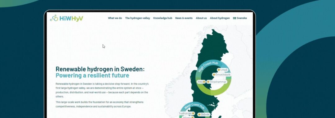 HiWHyV large scale hydrogen valley Sweden