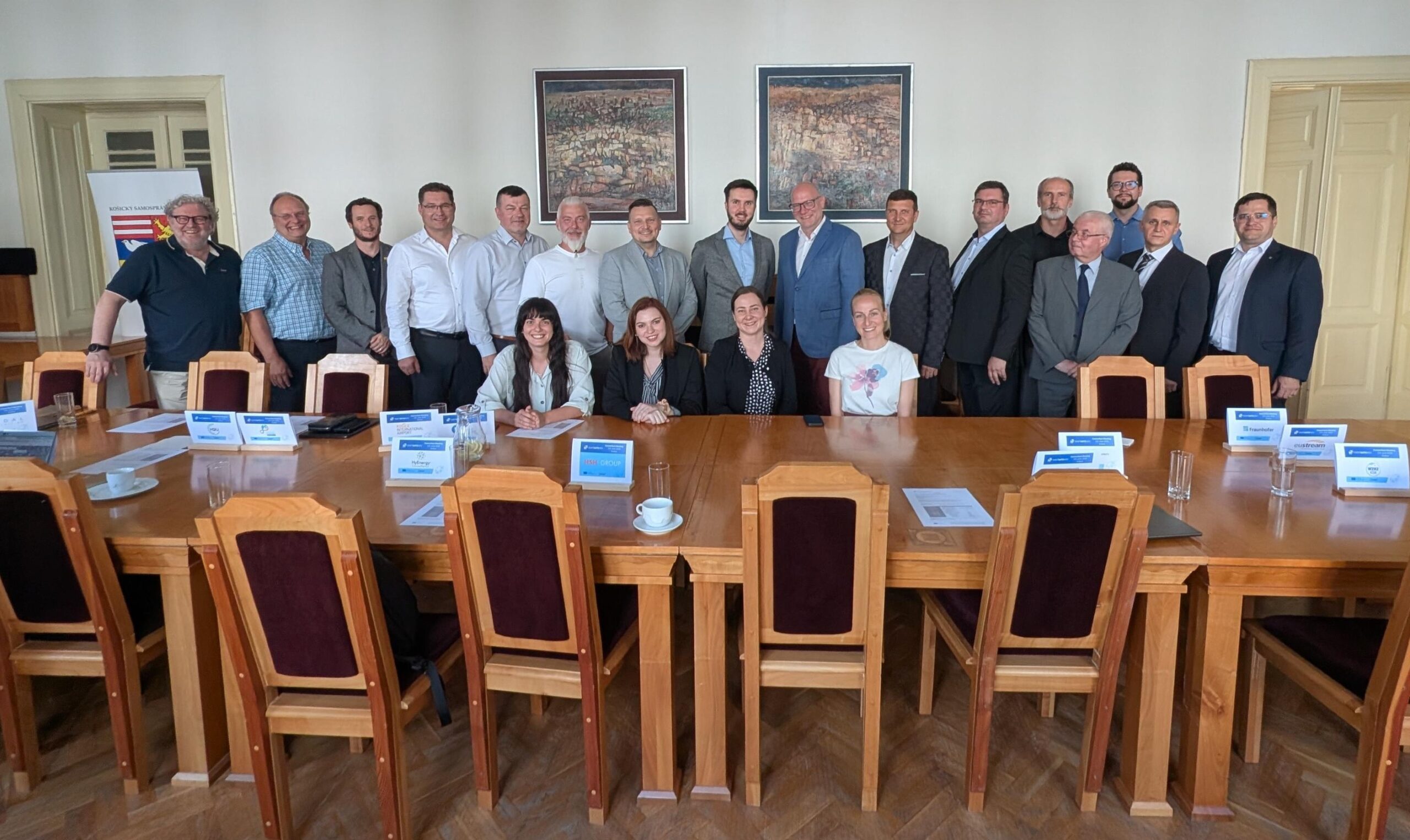 Consortium partners meeting in Slovakia for the development of hydrogen valleys in Europe.