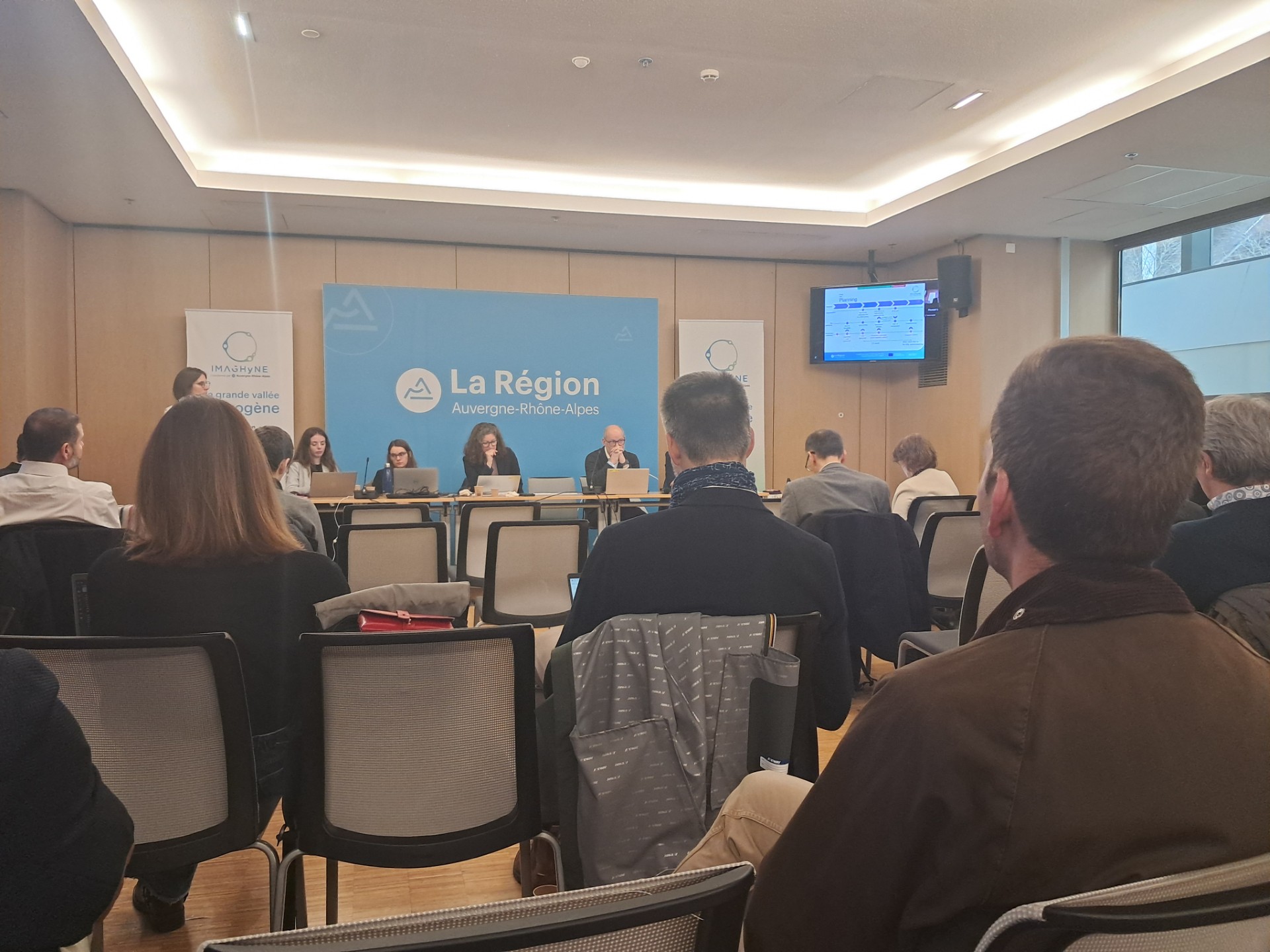 IMAGHyNE project partners during the 4th General Assembly meeting at Hôtel de Région Auvergne-Rhône-Alpes in Lyon, France.