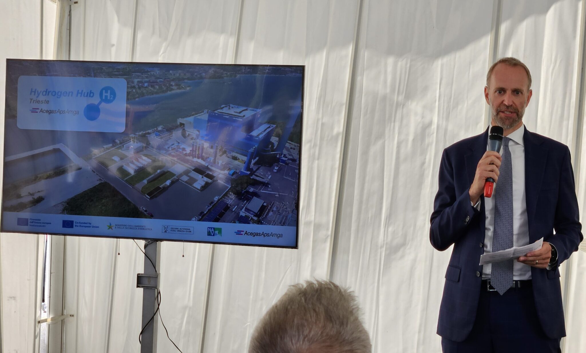 Groundbreaking ceremony for the Trieste Hydrogen Hub
